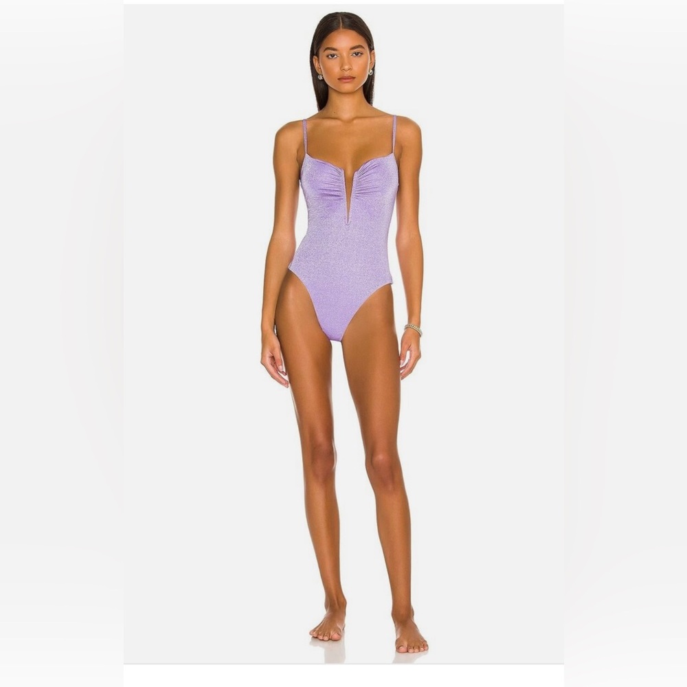 L space Roxanne Bitsy Shimmer One Piece